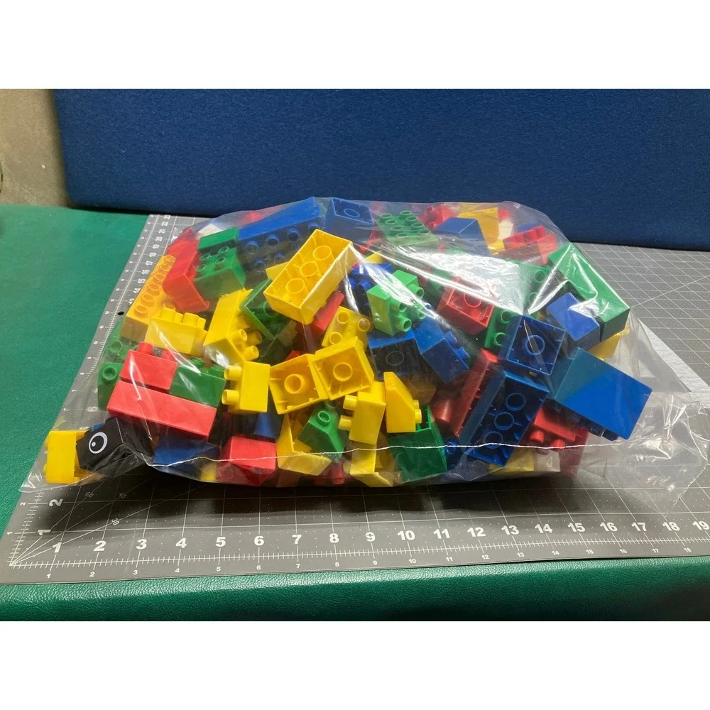 Lego Duplo Assorted Bricks Blocks 3.5 Pounds Bulk Lot Clean Normal Wear